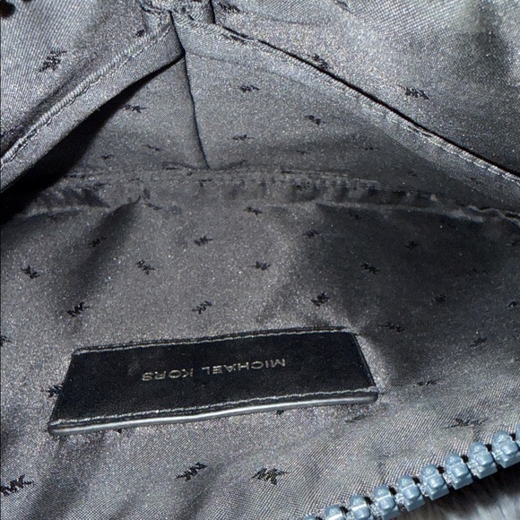 Michael Kors Blue and Black Logo Wristlet - Picture 3 of 5